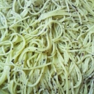 簡単　赤しそパスタ